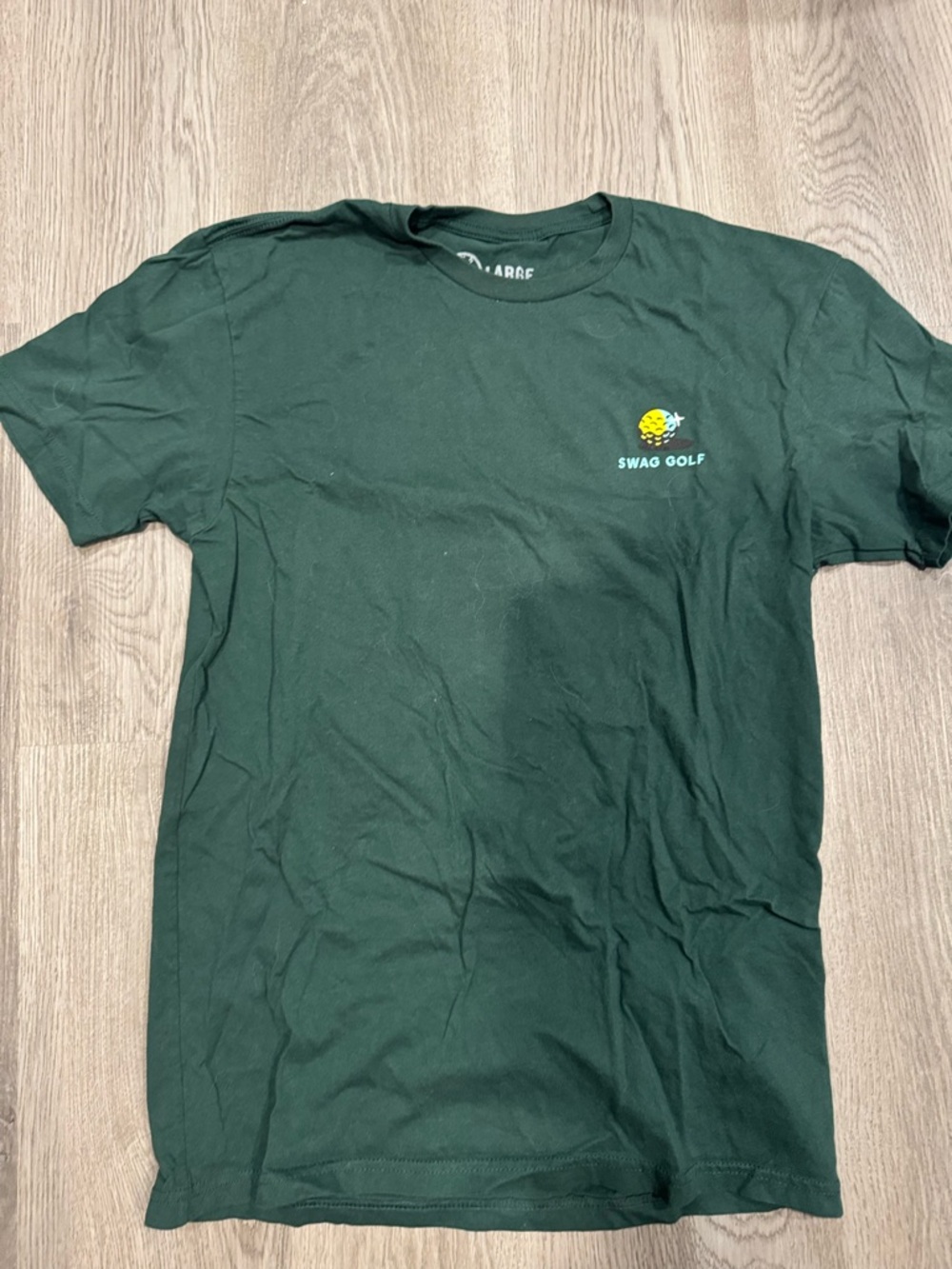 Swag Golf Men's Short-Sleeve Forest Green Logo Tee